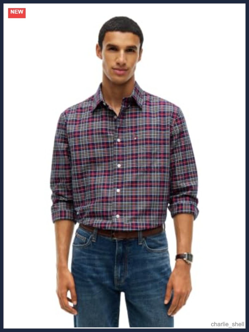 100% Cotton Oxford Long Sleeve Button Down Shirt Relaxed Fit